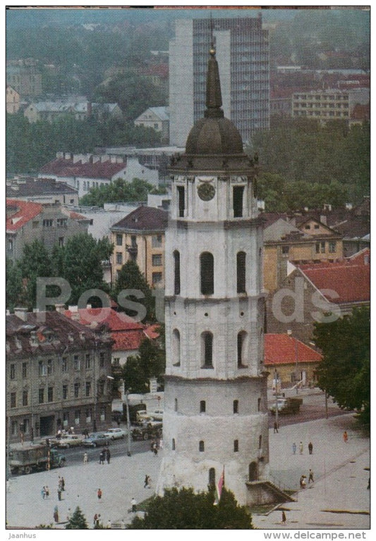 Gediminas square - Vilnius - postal stationery - 1973 - Lithuania USSR - unused - JH Postcards