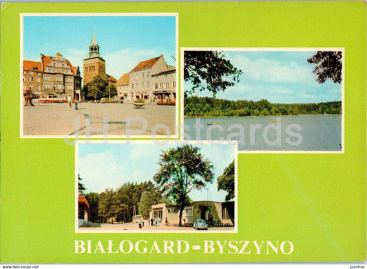 Bialogard - Byszyno - Osrodek campingowy Relaks - Relax camping resort - multiview - Poland - unused - JH Postcards