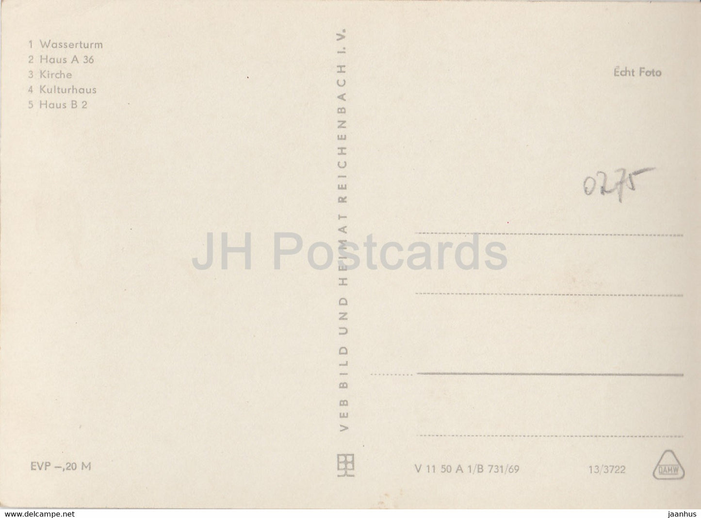 Zschadrass - Kr Grimma - Heilstatten - Wasserturm - Kirche - Kulturhaus - Germany DDR - unused