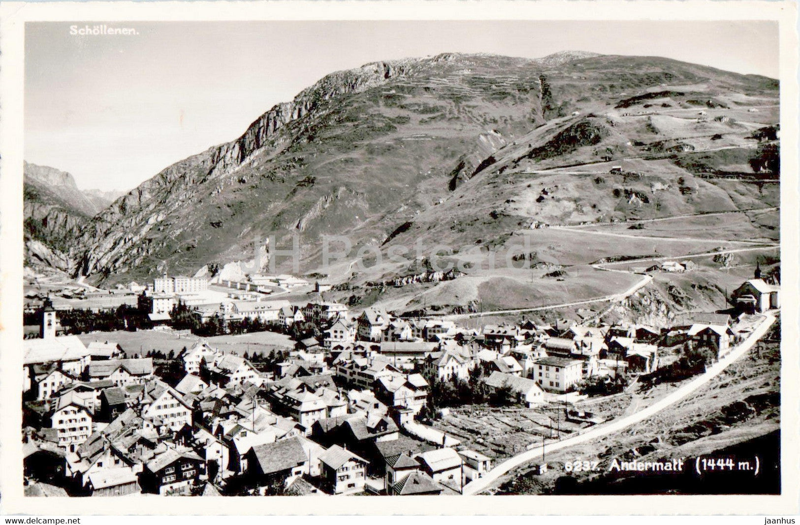 Andermatt 1444 m - 6237 - old postcard - 1949 - Switzerland - used - JH Postcards