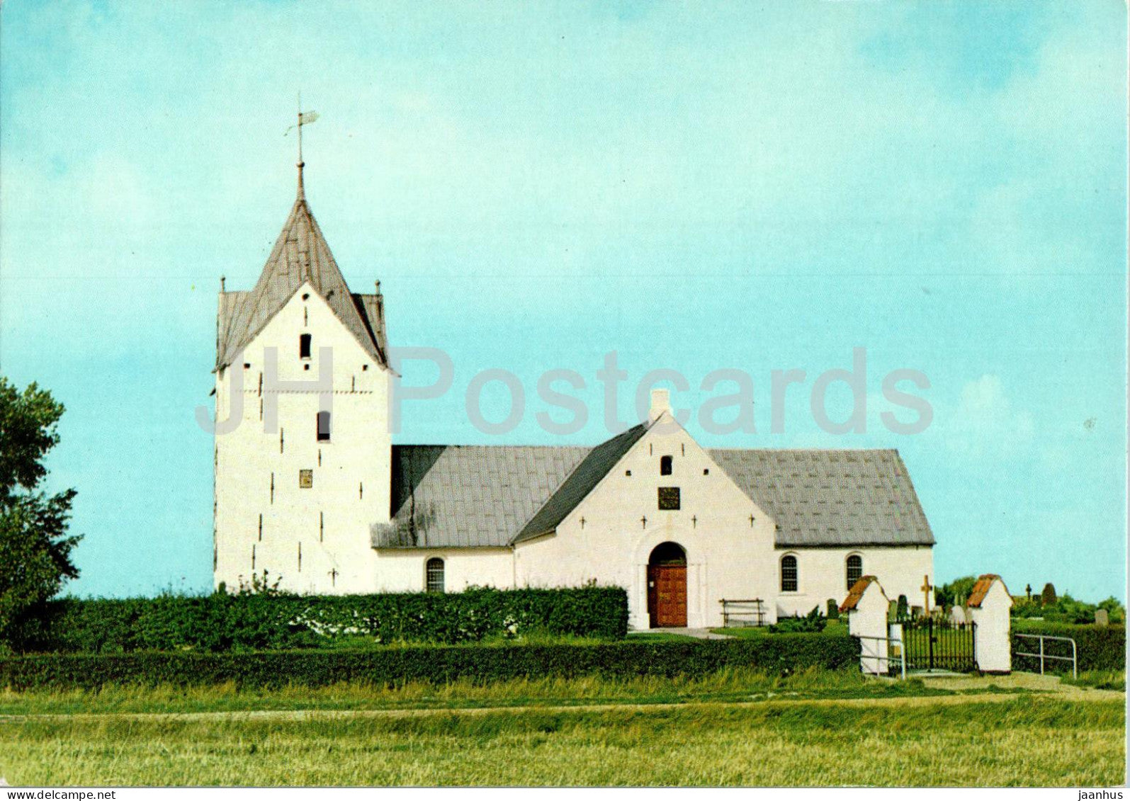 Romo Kirke - church - 35087 - Denmark - unused - JH Postcards