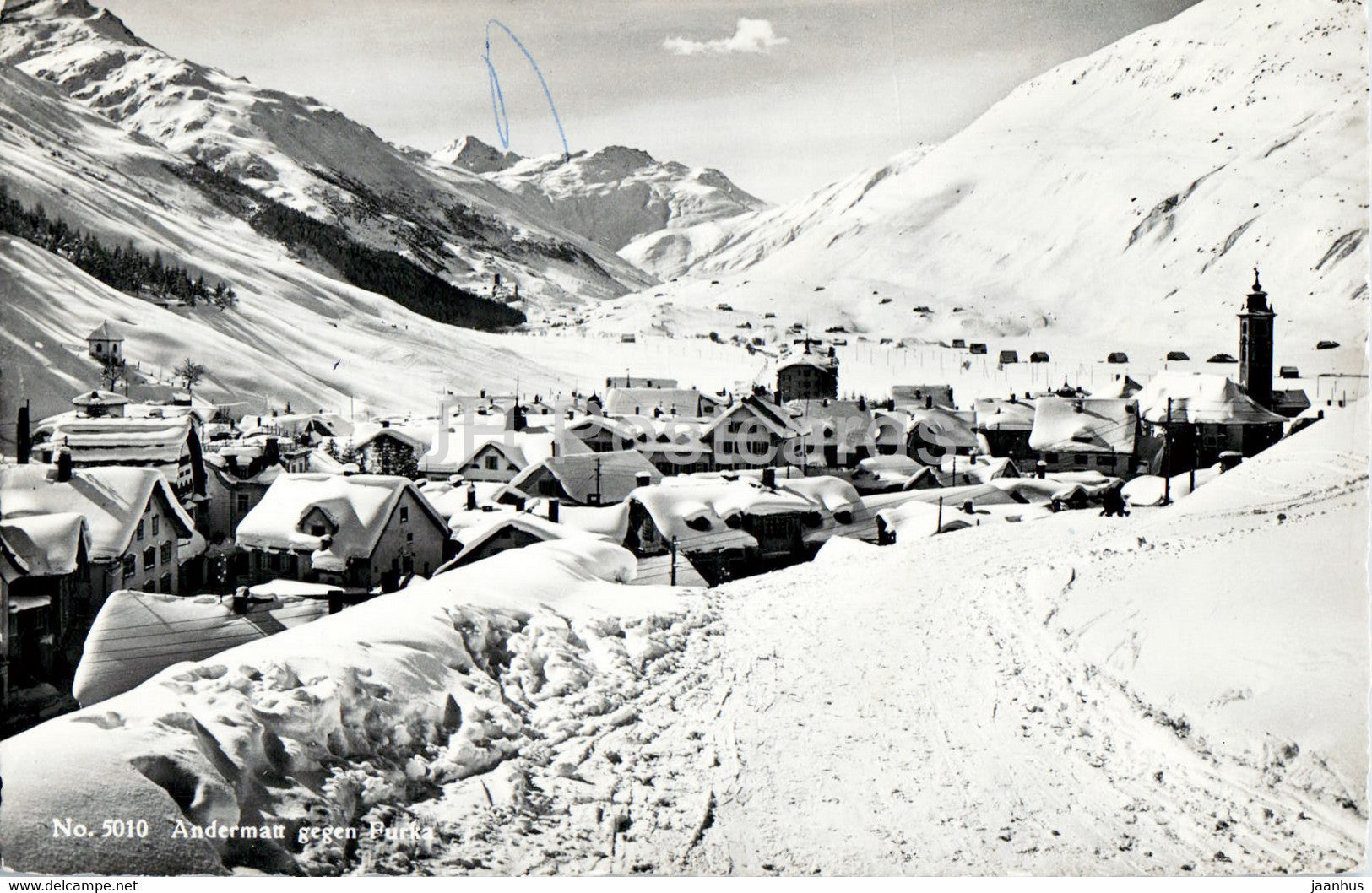 Andermatt gegen Furka - 5010 - 1961 - Switzerland - used - JH Postcards