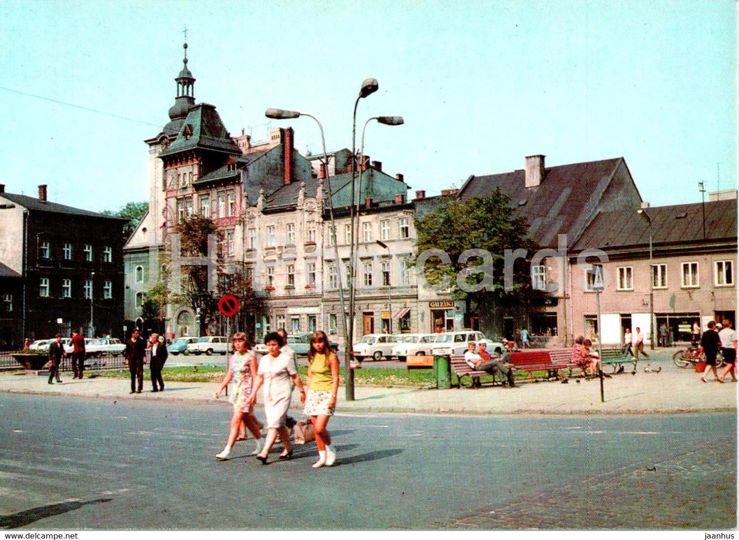 Bielsko Biala - Plac Wojska Polskiego - Polish Army Square - Poland - used - JH Postcards