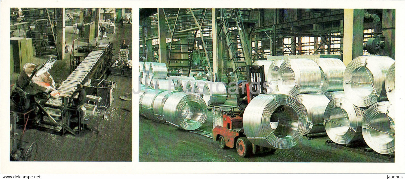 Bratsk - Production of Bratsk Aluminium Plant - industry - 1981 - Russia USSR - unused - JH Postcards