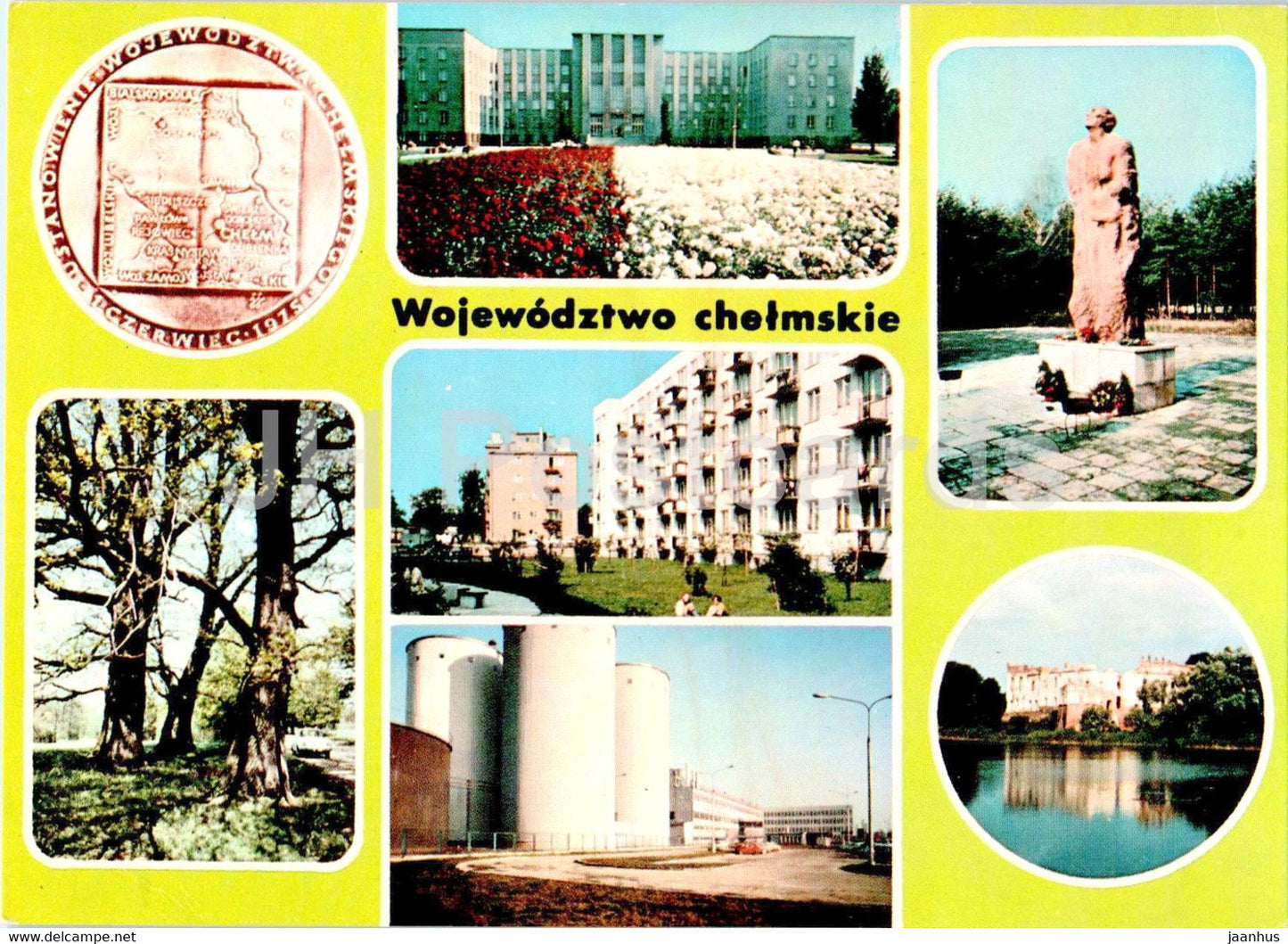 Wojewodztwo Chelmskie - Chelm - Sobibor - Sosnowica - Wlodawa - Chelm Voivodeship - multiview - Poland - unused - JH Postcards