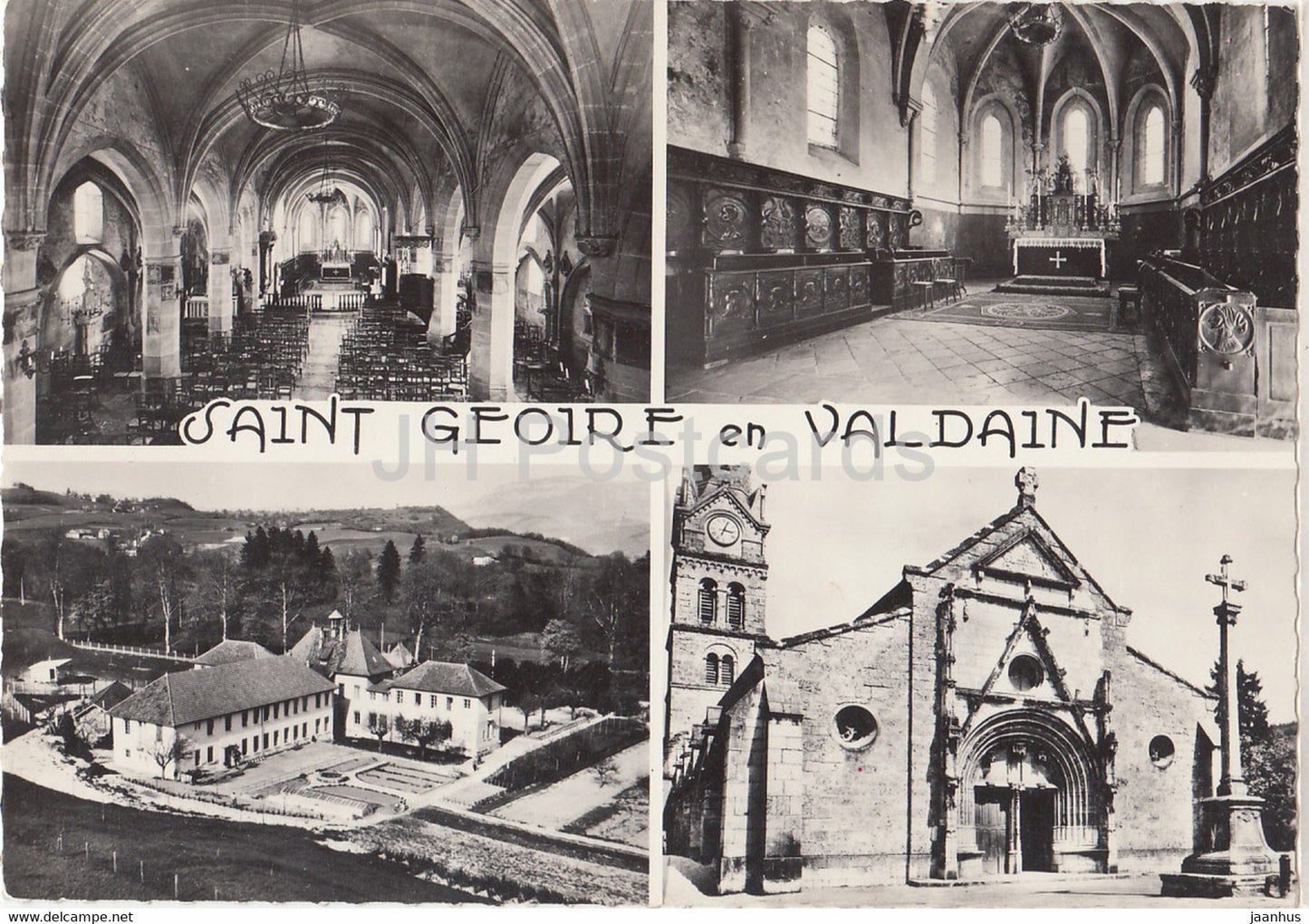 Saint Geoire en Valdaine - Isere - church - 1984 - France - used - JH Postcards