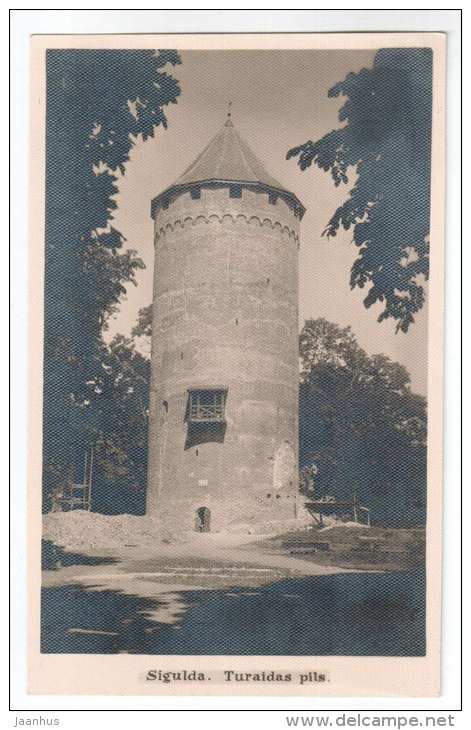 Sigulda - Turaida Castle - Latvia - old photo card - unused - JH Postcards