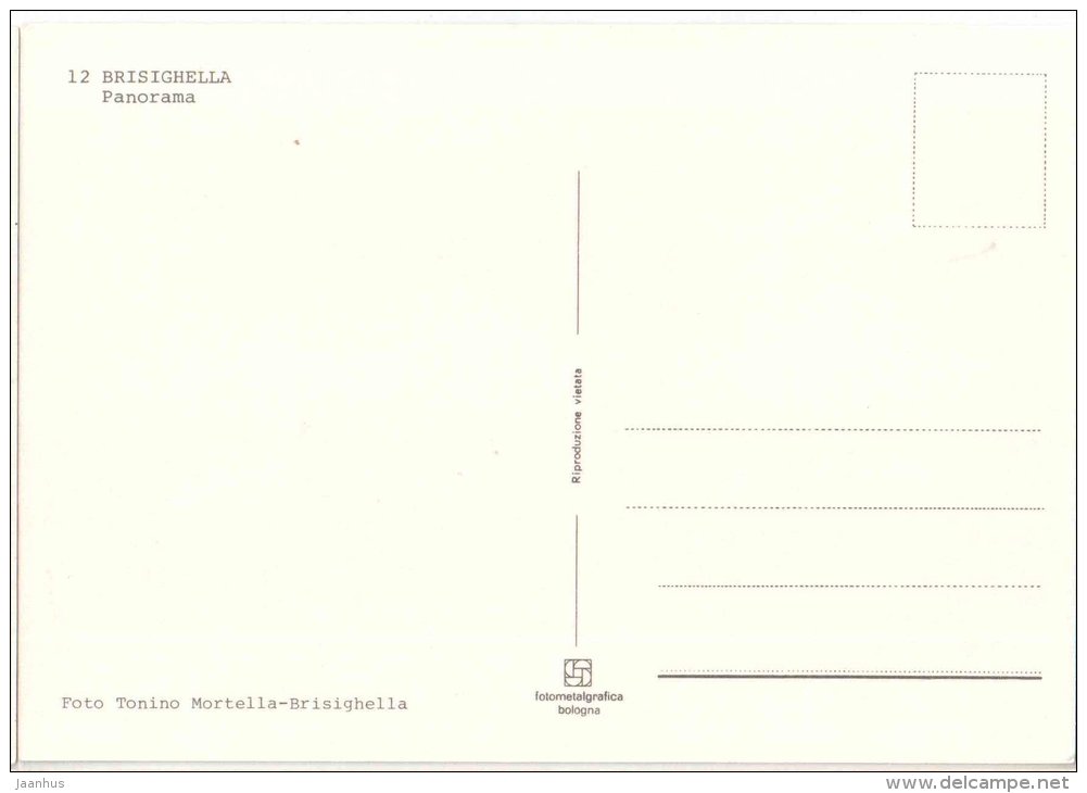 panorama - Brisighella - Ravenna - Emilia-Romagna - 12 - Italia - Italy - unused - JH Postcards