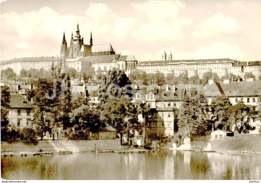 Praha - Prague - Panorama Prazskeho hradu - General view of Prague Castle - Czech Republic - Czechoslovakia - used - JH Postcards