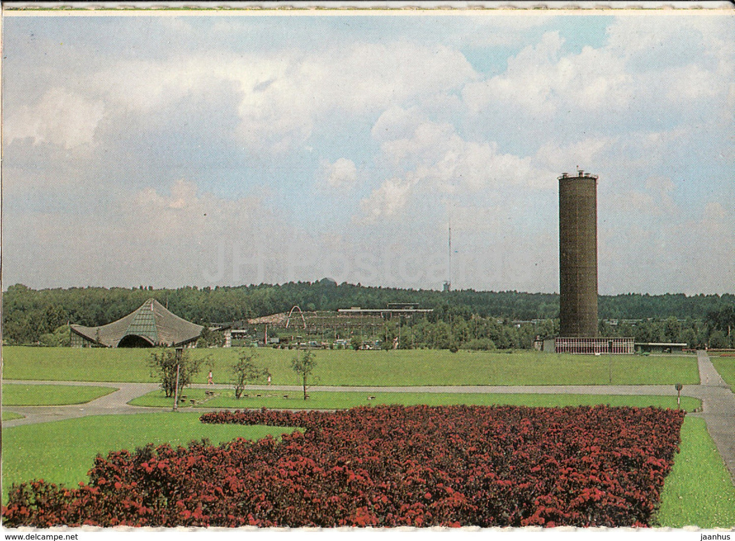 Katowice Chorzow - Provincial park of culture - Thermal baths of the National Horticultural Exhibition - Poland - unused - JH Postcards