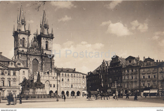 Praha - Prague - Staromestske namesti - 1962 - Czechoslovakia - Czech Republic - used - JH Postcards