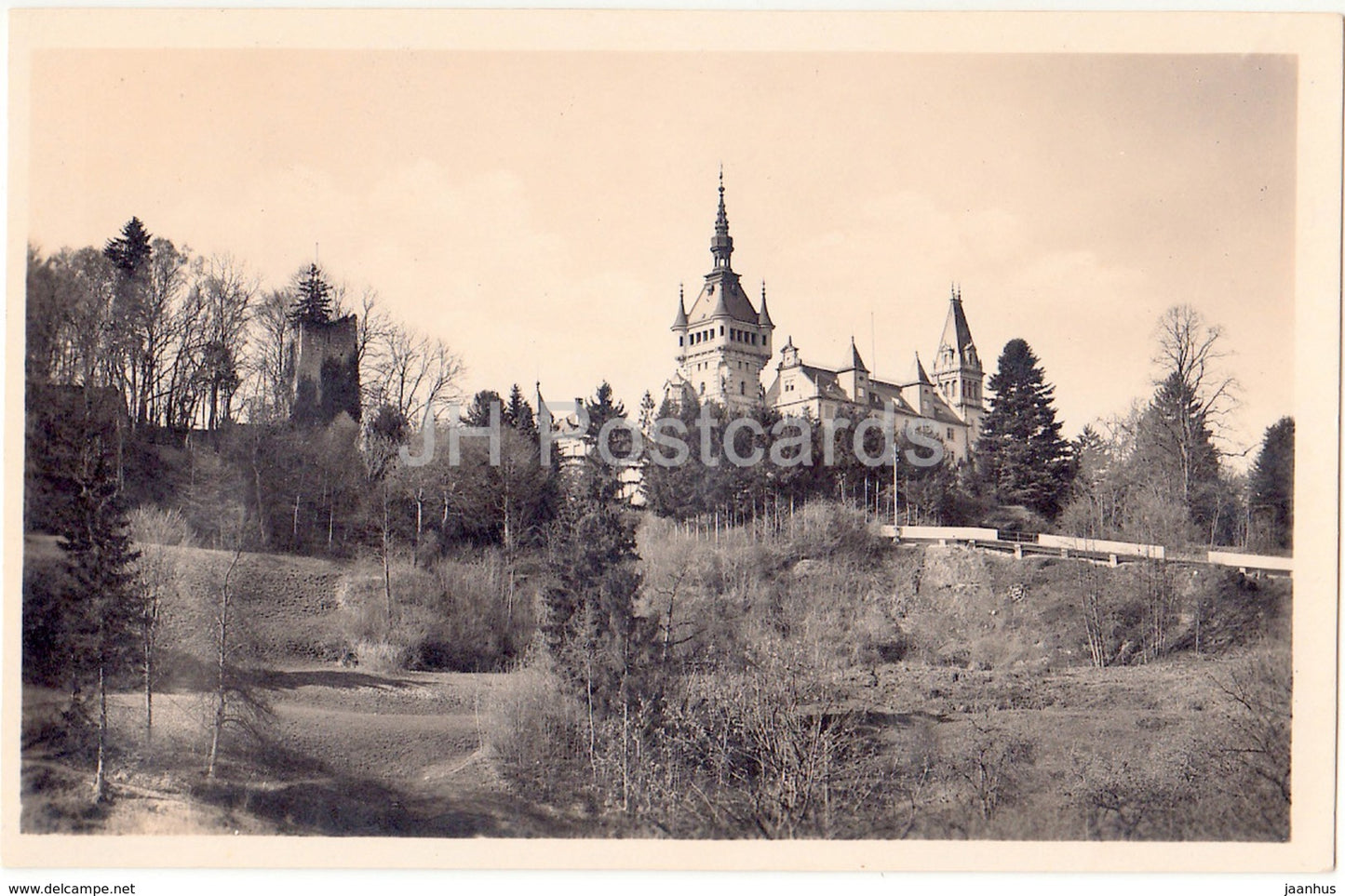 Schloss Kastel b. Tagerwilen am Untersee - castle - 771 - Switzerland - 1930 - used - JH Postcards