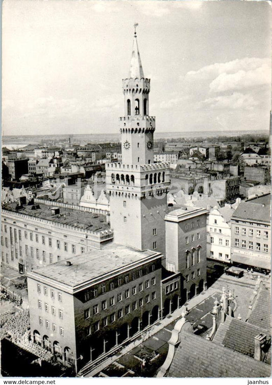 Opole - Ratusz - 10-087 - old postcard - Poland - unused - JH Postcards