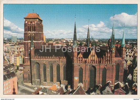 Gdansk - Danzig - St Mary Church - 1993 - Poland - used - JH Postcards