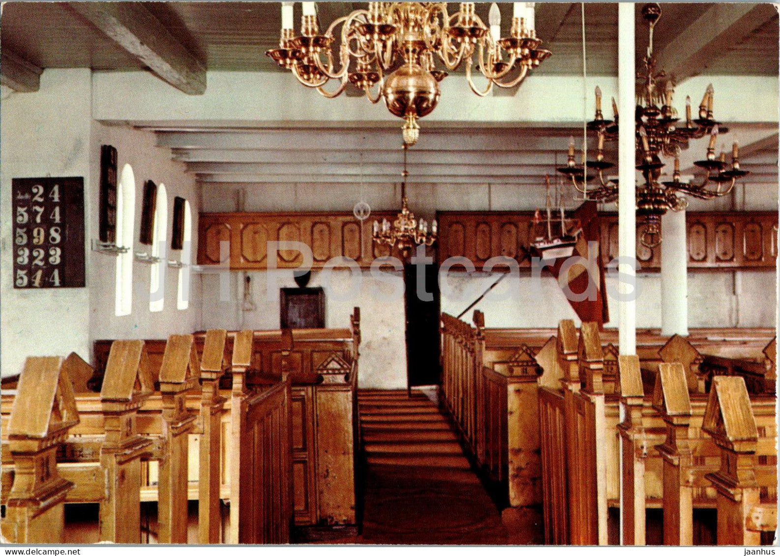 Romo Kirke - church - 35128 - Denmark - unused - JH Postcards