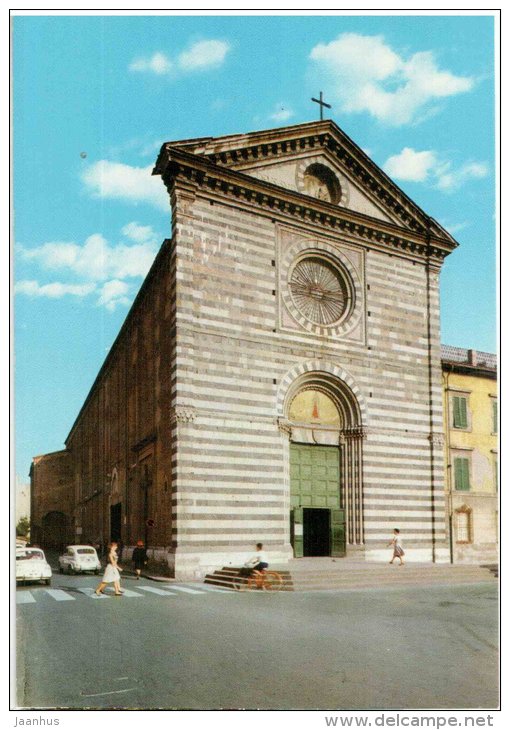 Chiesa di S. Francesco , Facciata - S. Francesco Church - Prato - Toscana - 6 - Italia - Italy - unused - JH Postcards