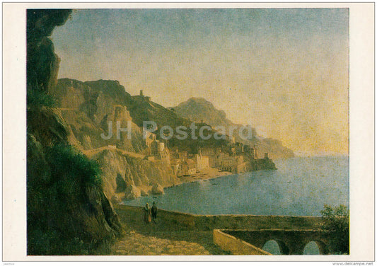 painting by S. Shchedrin - Italian Landscape , 1826-27 - Russian art - 1982 - Russia USSR - unused - JH Postcards