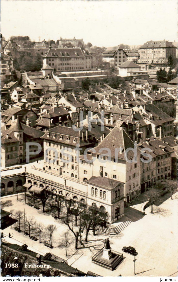 Fribourg - old postcard - 1938 - Switzerland - unused - JH Postcards