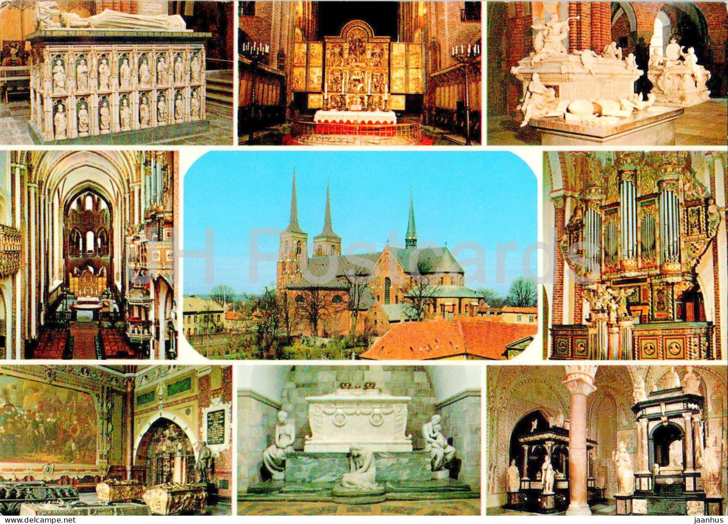 Roskilde Domkirke - Roskilde cathedral - Queen Margrethe's Sarcophagus - Altar - multiview - 14 - Denmark - unused - JH Postcards