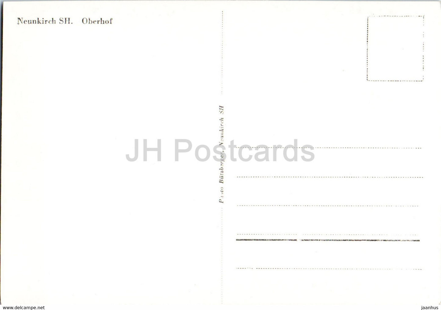 Neunkirch SH - Oberhof - alte Postkarte - Schweiz - unbenutzt