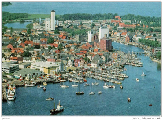 Ostseebad Eckernfröde - hafen - port - 2330 - Eck 222 - Germany - ungelaufen - JH Postcards