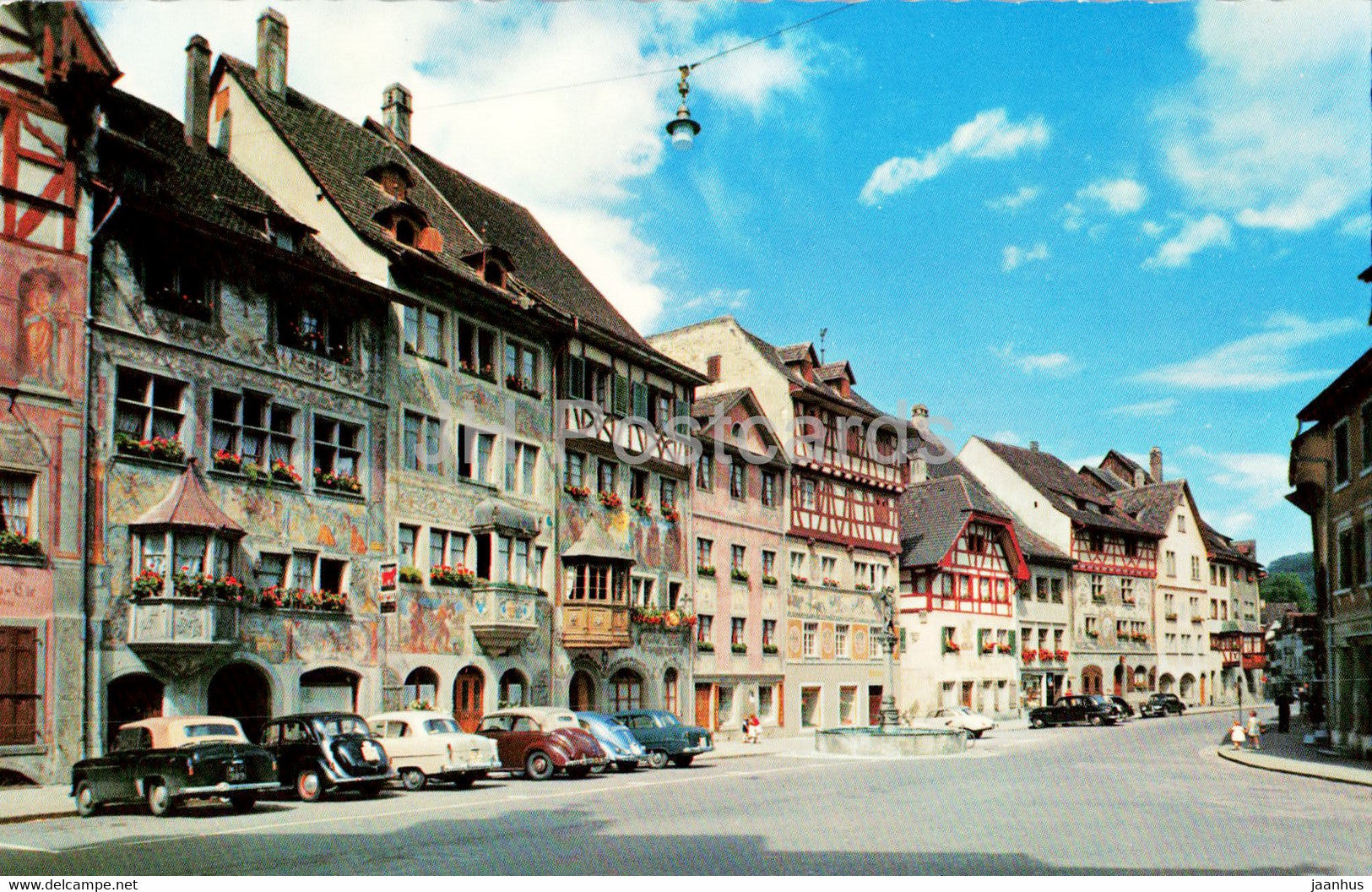 Stein am Rhein - cars - 9096 - Switzerland - unused - JH Postcards