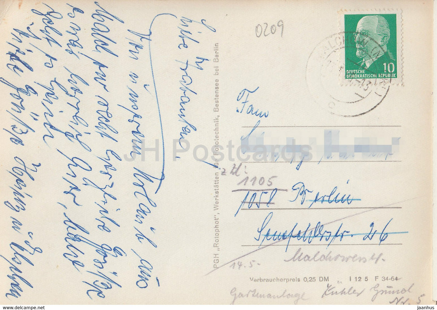 Malchow - Meckl - Gruss aus Seglerheim mit Seglerhafen - voilier - Allemagne DDR - occasion