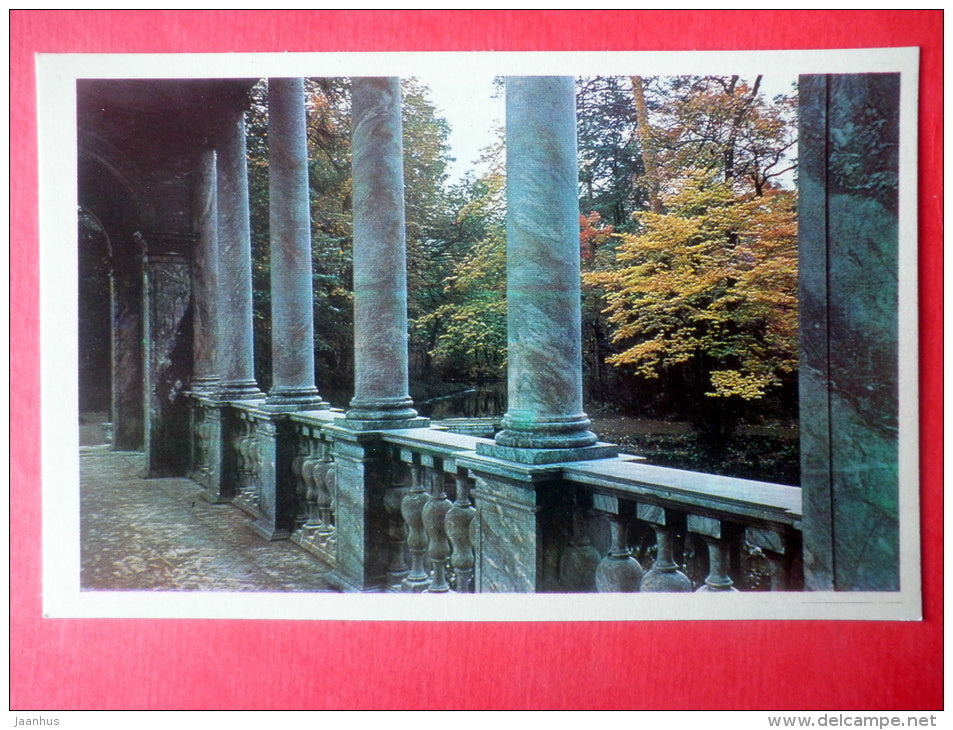 Siberian Bridge , 1771-75 - Town of Pushkin - The Parks at Pushkin - 1971 - Russia USSR - unused - JH Postcards