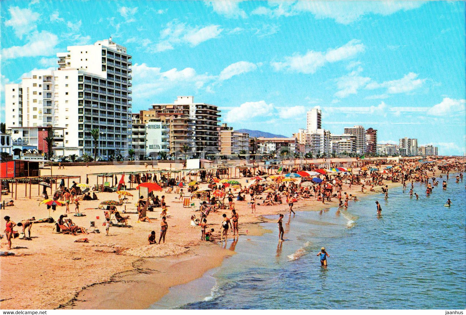 Gandia - Playa - beach - 160 - Spain - unused - JH Postcards