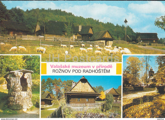 Valasske muzeum v prirode - Roznov Pod Radhostem - Wallachian Open Air Museum - 1990 - Czech Republic - used - JH Postcards