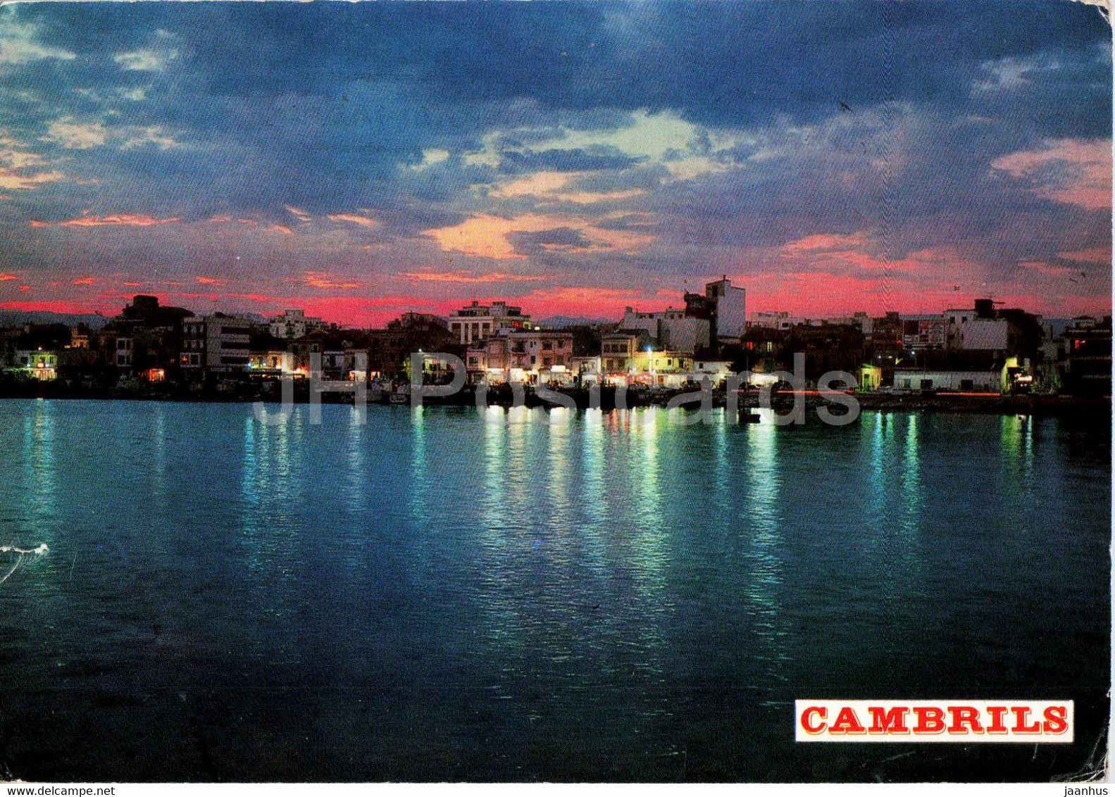 Cambrils - El Puerto - port - 119 - 1974 - Spain - used - JH Postcards