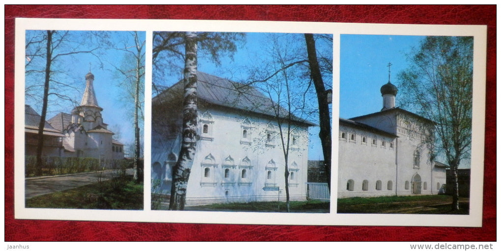 Architectural ensemble of the Spass-Yevfimiev Monastery - dormitory - hospital - Suzdal - 1978 - Russia USSR - unused - JH Postcards