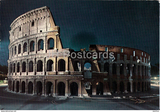 Rome - Roma - The Coliseum Nightly - 255 - Italy - unused - JH Postcards