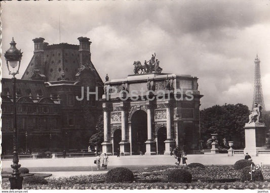Paris en Flanant - L'Arc de Triomphe du Carrousel - old postcard - 1949 - France - used - JH Postcards