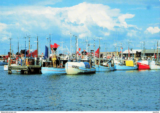 Hvide Sande Havn - boat - Denmark - unused - JH Postcards