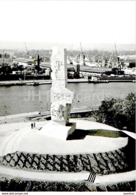 Pomnik Bohaterow Westerplatte 1939-1945 - monument to heroes - WWII - war monument - Poland - unused - JH Postcards