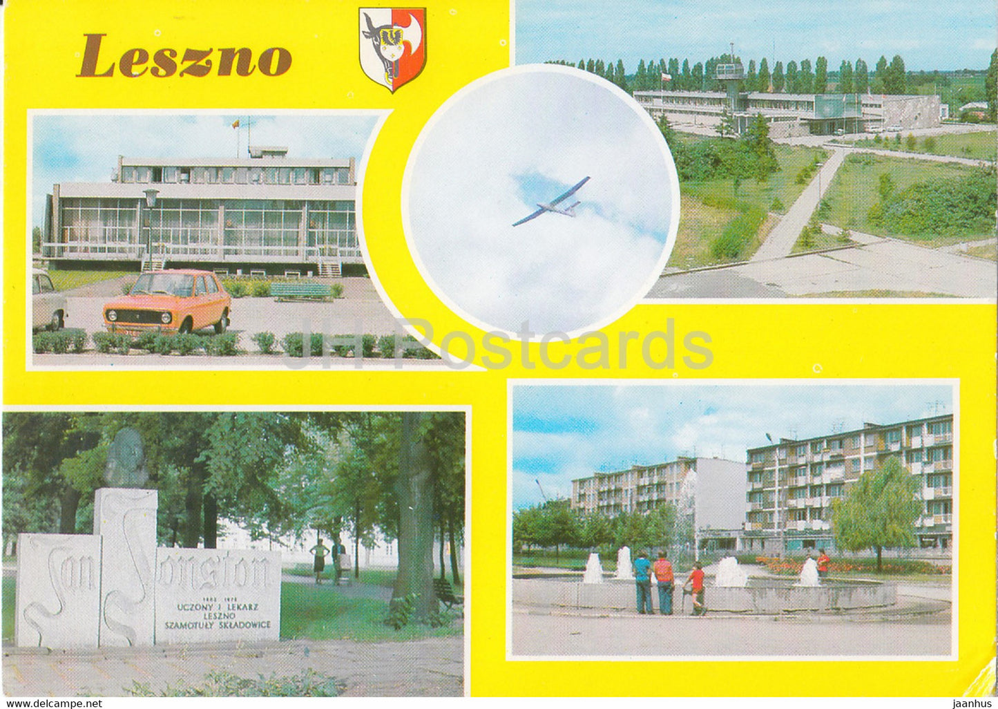 Leszno - town views - multiview - Poland - unused - JH Postcards