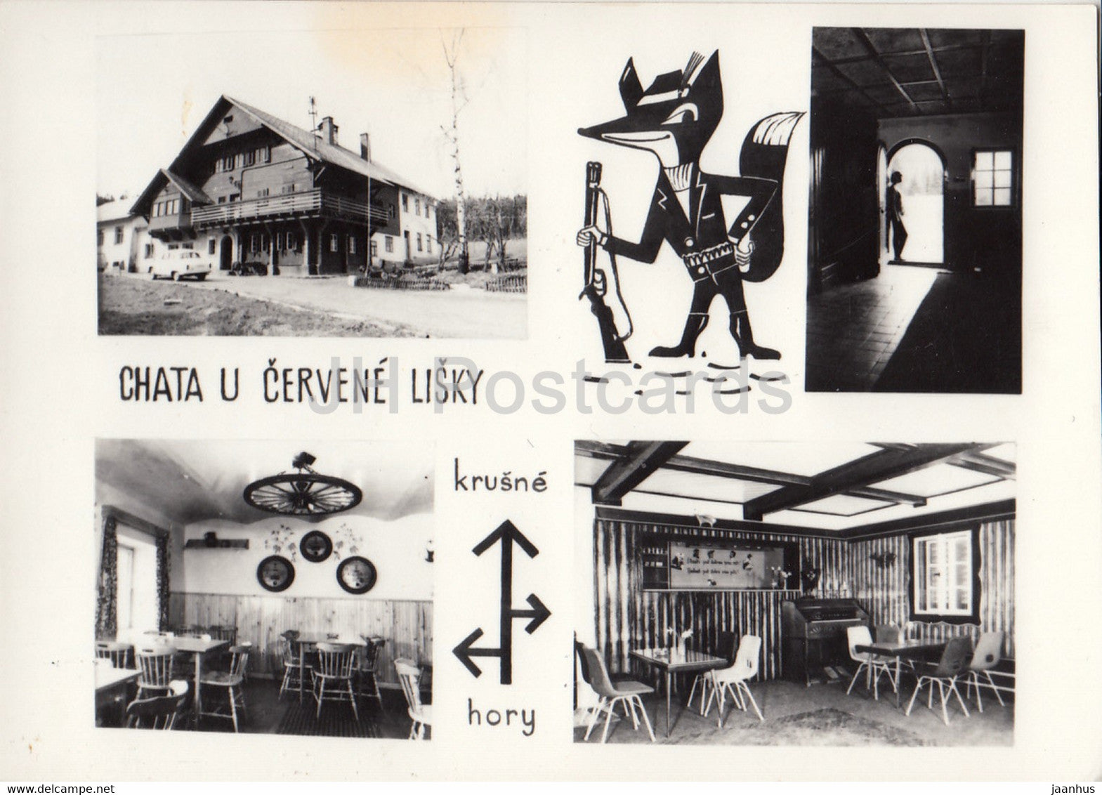 Chata U Cervene Lisky - cottage - multiview - Czech Republic - unused - JH Postcards