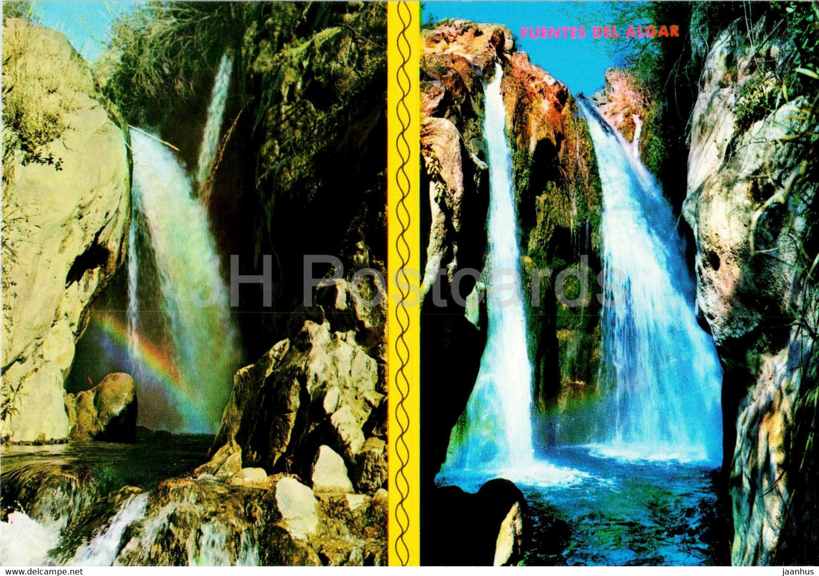 Callosa de Ensarria - Fuentes del Algar - waterfall - 25 - Spain - unused - JH Postcards