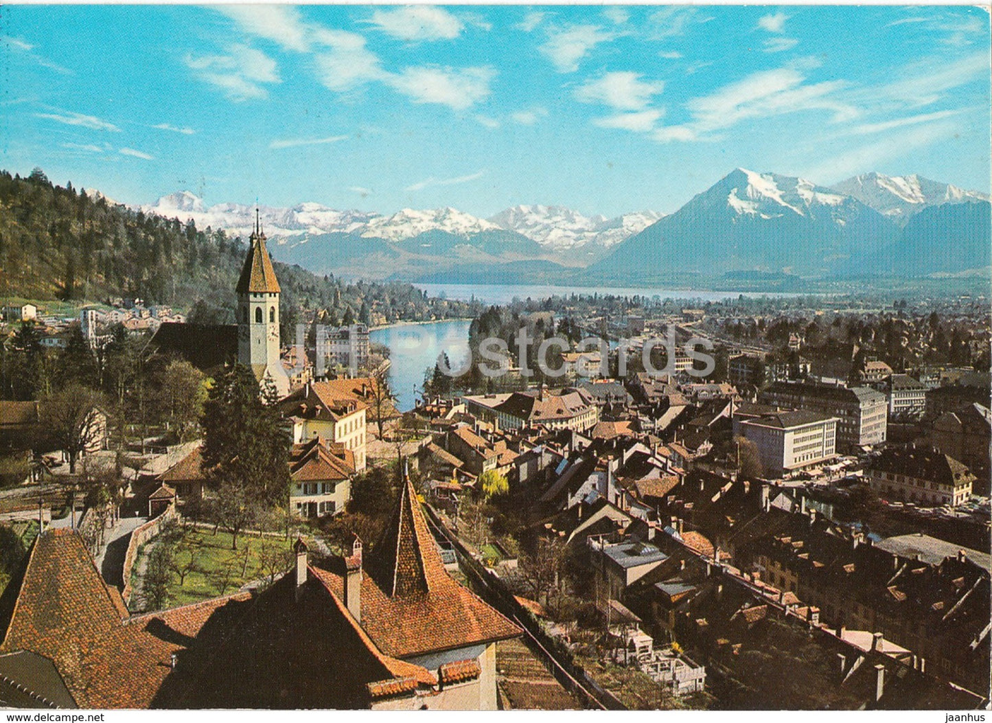 Thoune - Thun und die Alpen -  8682 - 1978 - Switzerland - used - JH Postcards