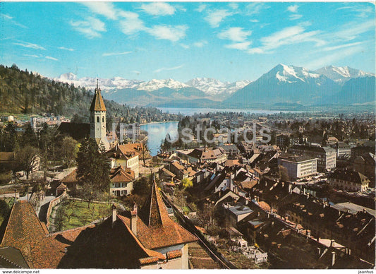 Thoune - Thun und die Alpen -  8682 - 1978 - Switzerland - used - JH Postcards