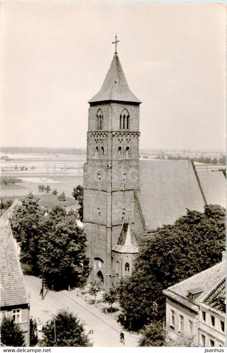 Prusice - Gotycki kosciol - church - Poland - unused - JH Postcards