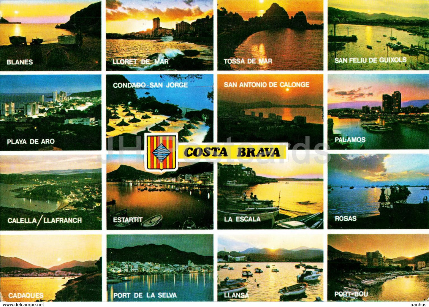 Costa Brava - Contraluces - multiview - 2004 - Spain - used - JH Postcards