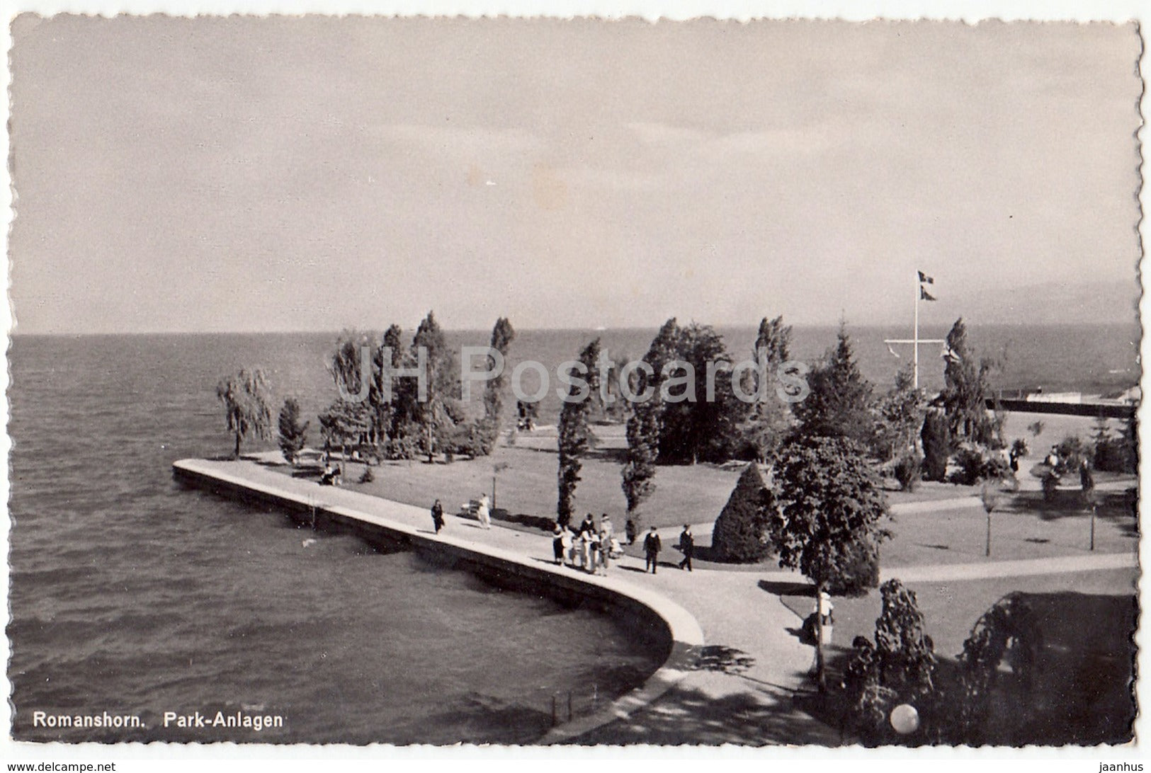 Romanshorn - Park-Anlagen - Switzerland - 1941 - used - JH Postcards