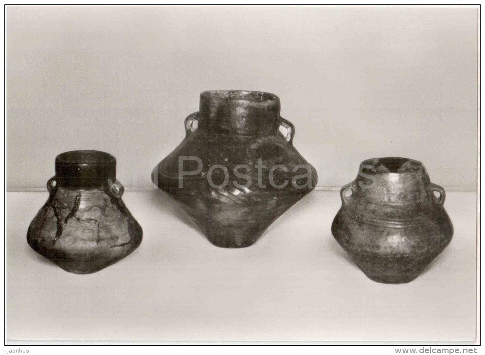 Wasserburg Bad Buchau a. F. - 31200 - keramik - ceramics - archäologie - archaeology - Germany - nicht gelaufen - JH Postcards