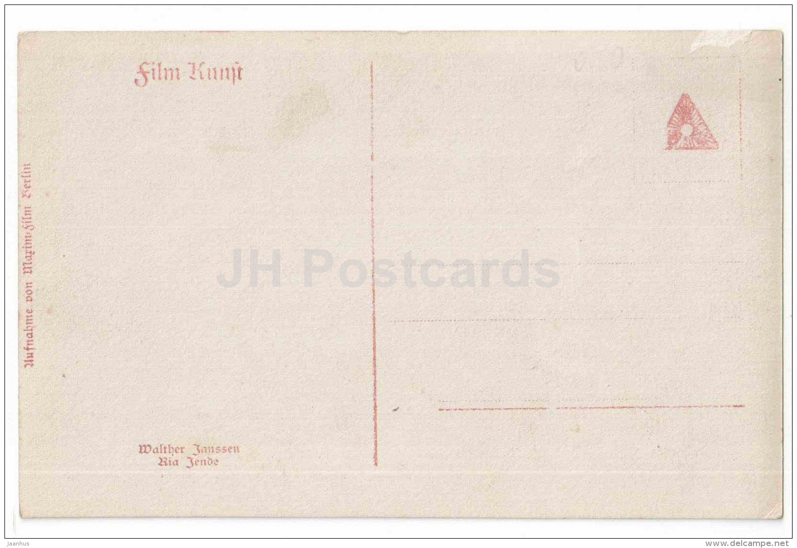 Der Tänzer nach dem Roman von Felix Holländer - movie - film - 632/4 - old postcard - Germany - unused - JH Postcards