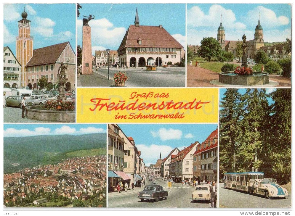 Gruss aus Freudenstadt im Schwarzwald - Germany - 1975 gelaufen - JH Postcards