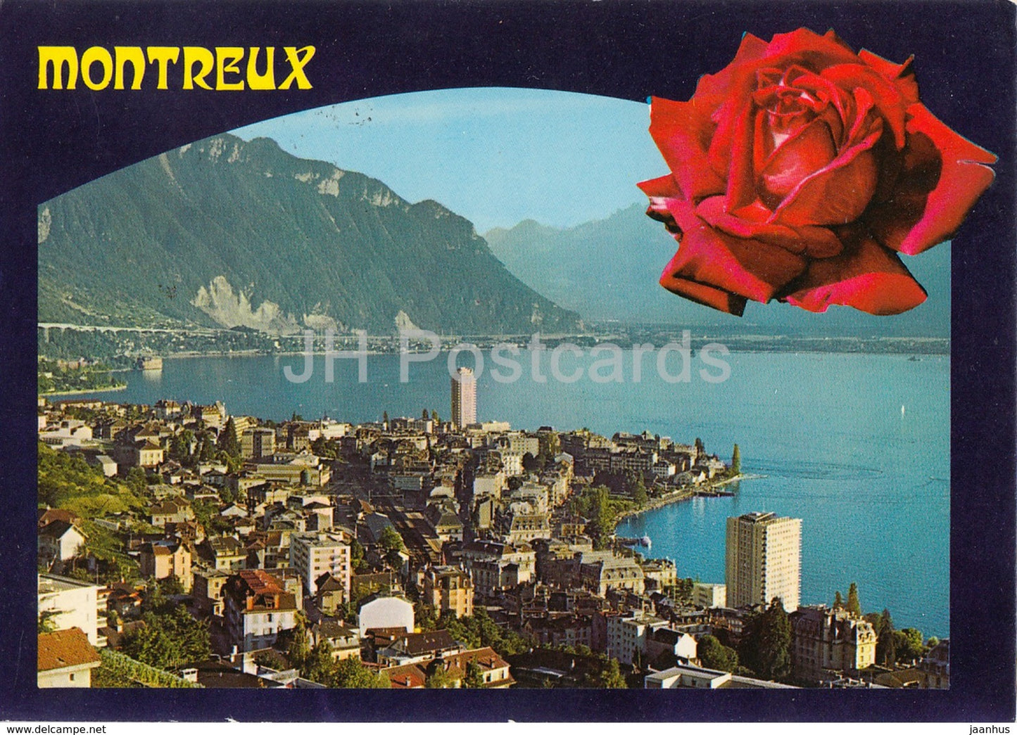 Montreux - general view - 6129 - 1979 - Switzerland - used - JH Postcards