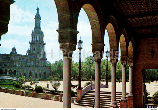 Sevilla - Plaza de Espana - 120 - Spain - unused - JH Postcards