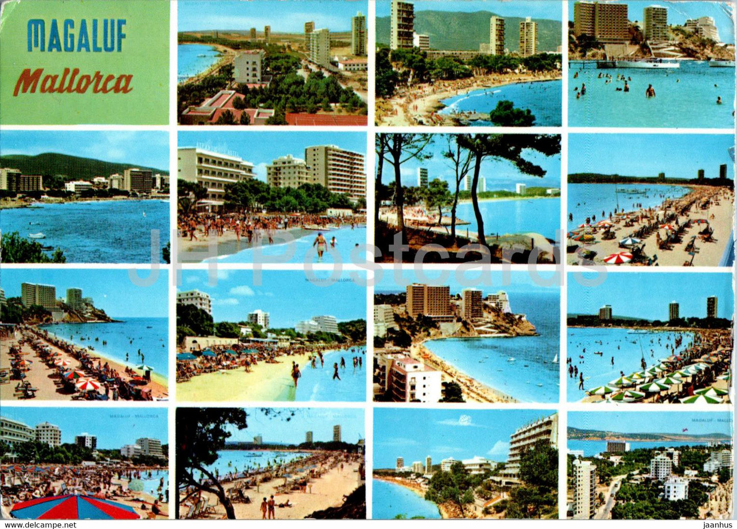 Magaluf - Mallorca - multiview - 3120 - Spain - used - JH Postcards